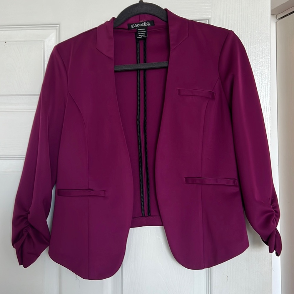 Purple blazer size L